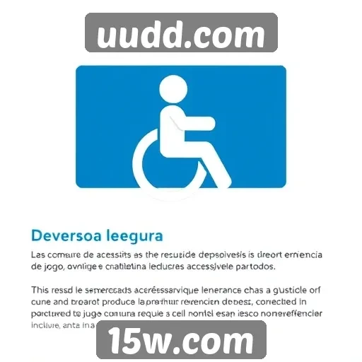 Recursos de acessibilidade disponíveis em uudd.com