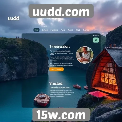 Explorando a interface do usuário de uudd.com